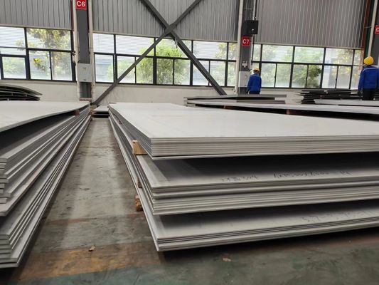 ISO 2B Finish Paslanmaz Çelik Metal Levhalar Sıcak Haddelenmiş 0,1 Mm Kalınlık
