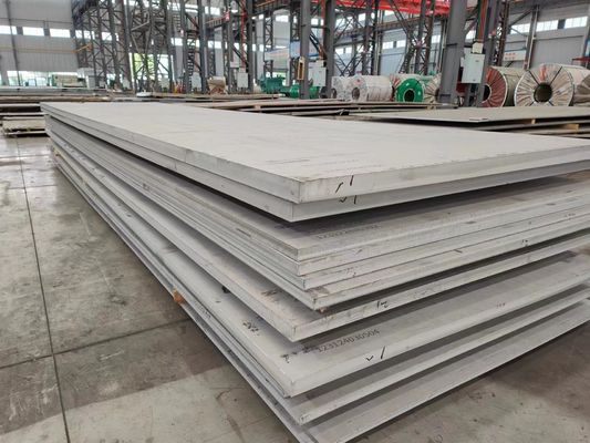 ISO 2B Finish Paslanmaz Çelik Metal Levhalar Sıcak Haddelenmiş 0,1 Mm Kalınlık