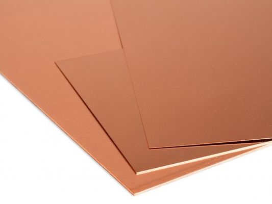 Yüksek dayanıklılıklı Metallik 5 mm Bakır Yaprakları Ağır Makineler için Korozyona Direnci