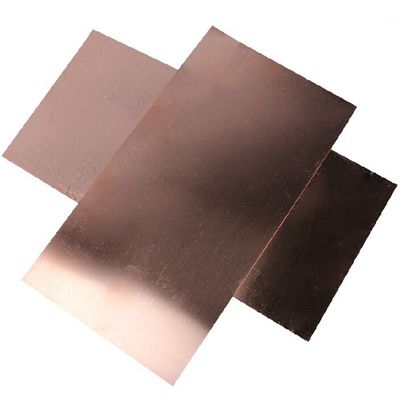 0.5mm 2mm Bakır Metal Plakalar, Süsleme Malzemeleri İçin C10100 Bakır Levha