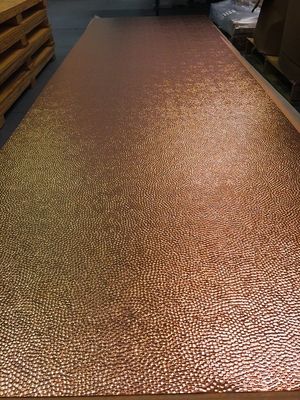 Saf Bakır Metal Plakalar 200mm Kalınlık ASTM JIS EN Standartları