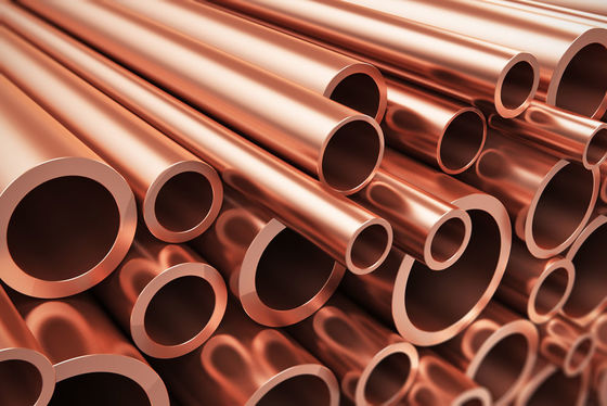 C11000 ASTM Bakır Boru, Klima Bakır Boru 0.2mm 0.5mm Kalınlık